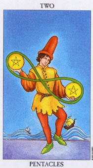 ΰ - Radiant Rider-Waite Tarot - ǮҶ - Two Of Pentacles