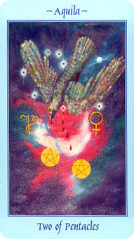  - Celestial Tarot - ǮҶ - Two Of Pentacles