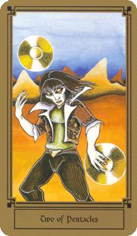  - Fantastical Tarot - ǮҶ - Two Of Pentacles