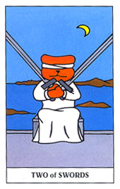 С - Gummy Bear Tarot -  - Two Of Swords