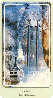  - Haindl Tarot -  - Two Of Swords