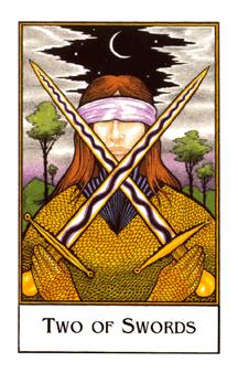  - Palladini Tarot -  - Two Of Swords