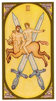 ո - Renaissance Tarot -  - Two Of Swords