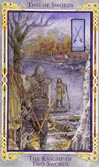 ɪ - Legend Arthurian Tarot -  - Two Of Swords