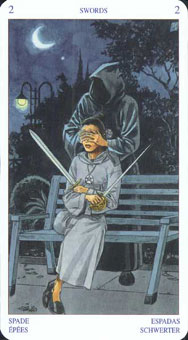 ͽ - Pagan Tarot -  - Two Of Swords