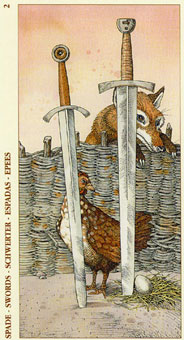 Ŷ - Tarot of Durer -  - Two Of Swords