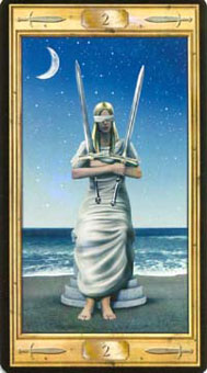 ͼԿΰ - Pictorial Key Tarot -  - Two Of Swords