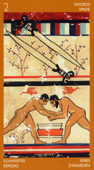 ³ - Etruscan Tarot -  - Two Of Swords