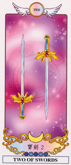 ϣ - Grecian Eudaemon Tarot -  - Two Of Swords