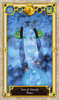 Ѱ - Quest Tarot -  - Two Of Swords