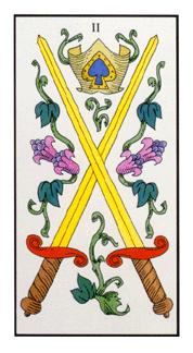 ʹ - Angel Tarot -  - Two Of Swords