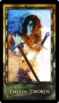 Ϲ - Archeon Tarot -  - Two Of Swords