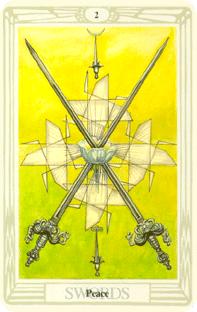  - Croley Tarot -  - Two Of Swords