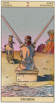 ӽΰ - Tarot of the New Vision -  - Two Of Swords