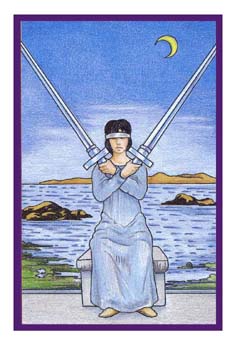 ³ - Epicurean Tarot -  - Two Of Swords