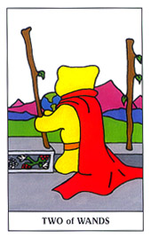 С - Gummy Bear Tarot - Ȩȶ - Two Of Wands