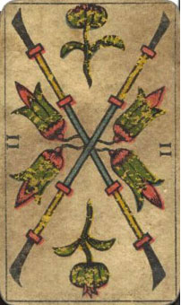 I - I Tarot - Ȩȶ - Two Of Wands