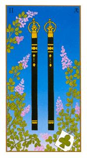  - Ukiyoe Tarot - Ȩȶ - Two Of Wands