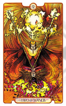 ʾ¼ - Revelations (Adflatus) Tarot - Ȩȶ - Two Of Wands