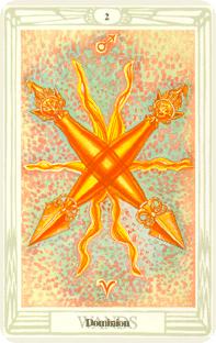  - Croley Tarot - Ȩȶ - Two Of Wands