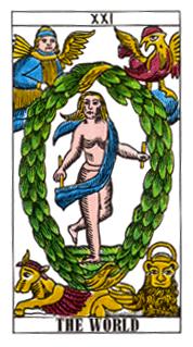  - Classic Tarot -  - The World