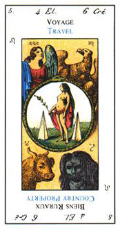  - Etteilla Tarot -  - The World