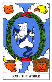 С - Gummy Bear Tarot -  - The World