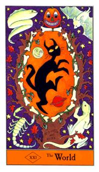 ʥ - Halloween Tarot -  - The World