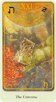  - Haindl Tarot -  - The World