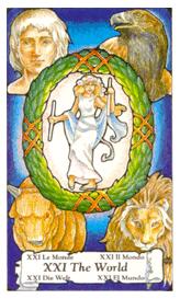 ɭ޲ - Hanson Roberts Tarot -  - The World