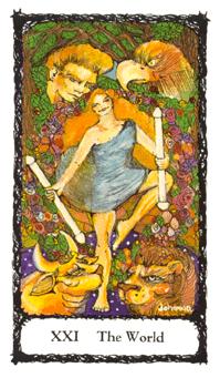 ʥõ - Sacred Rose Tarot -  - The World