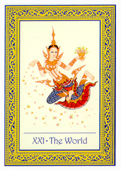 ̩ʼ - Royal Thai Tarot -  - The World