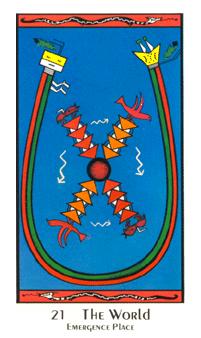 ʥ - Santa Fe Tarot -  - The World