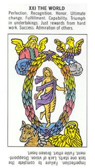 ѧ - Starter Tarot -  - The World