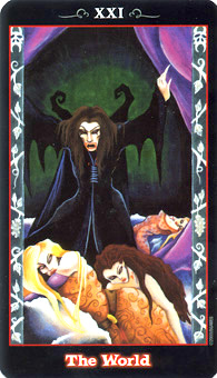 Ѫ - Vampire Tarot -  - The World