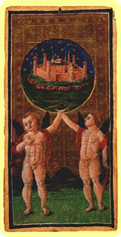 ˹ - Visconti Sforza Tarot -  - The World