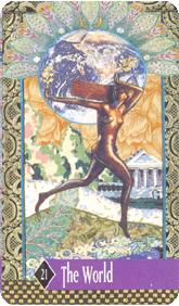 ÷ - Zerner Farber Tarot -  - The World