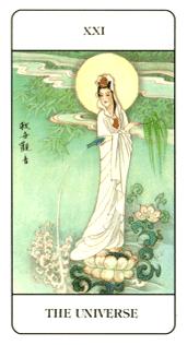 й - Chinese Tarot -  - The World