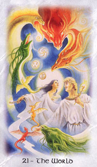  - The Celtic Dragon Tarot -  - The World