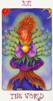 ŮװԹ - Witch Teen Tarot -  - The World