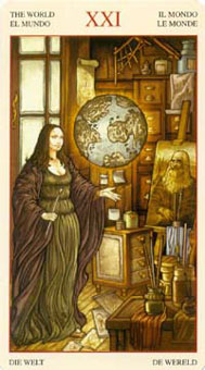 ɯ - Mona Lisa Tarot -  - The World