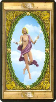 ͼԿΰ - Pictorial Key Tarot -  - The World