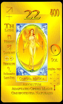  - Kabbalistic Tarot -  - The World