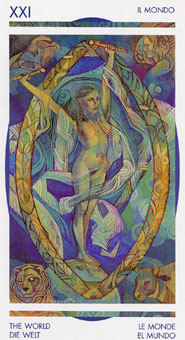 ˮ - Crystal Tarot -  - The World