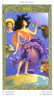 ֮ - Tarot of the Journey to the Orient -  - The World