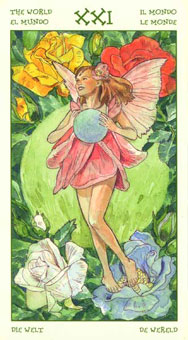 ֮ - The Spirit Of Flowers Tarot -  - The World